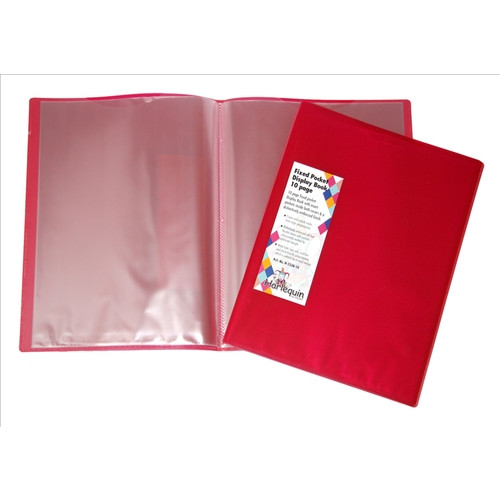 COLBY 253A-10 DISPLAY BOOK A4 10 PAGE HARLEQUIN RED
