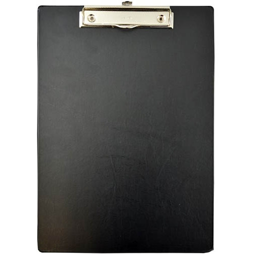 A4 CLIPBOARD PVC BLACK
