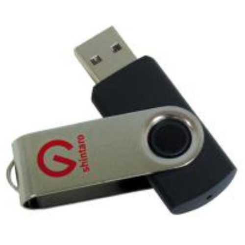 Shintaro 128GB Rotating Pocket Disk USB 3.2 (Gen 1) - Backwards compatible with USB 2.0 & USB 3.0/3.2
