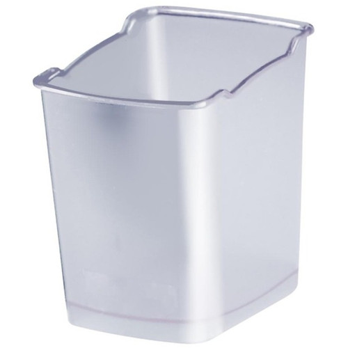 ITALPLAST PEN PENCIL CUP LARGE CLEAR 95 (L) x 75 (W) x 101 (H) 100% Recycled Material & 100% Recyclable