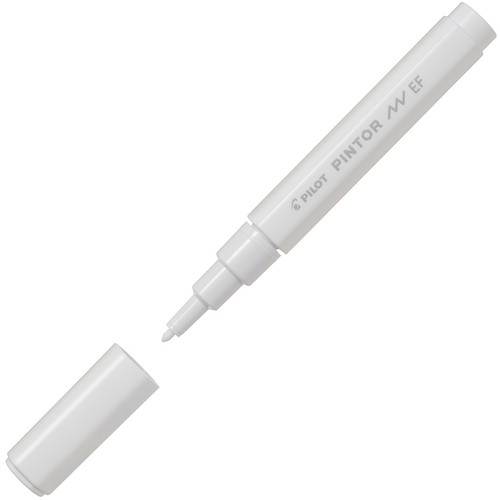 PILOT PINTOR PAINT MARKER EXTRA FINE BULLET POINT 0.7MM WHITE