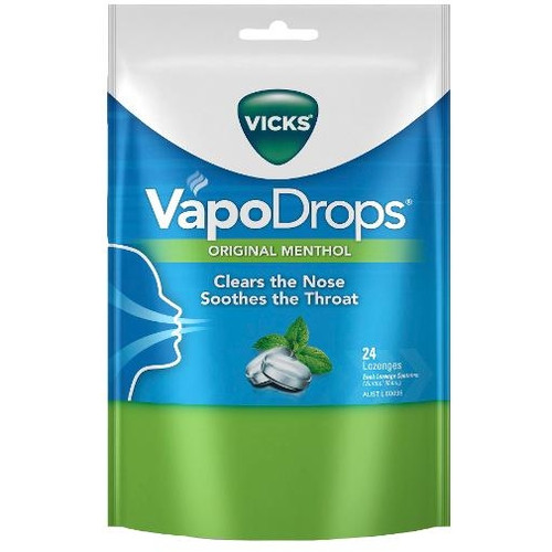 VAPODROPS ORIGINAL LOZENGES 24S