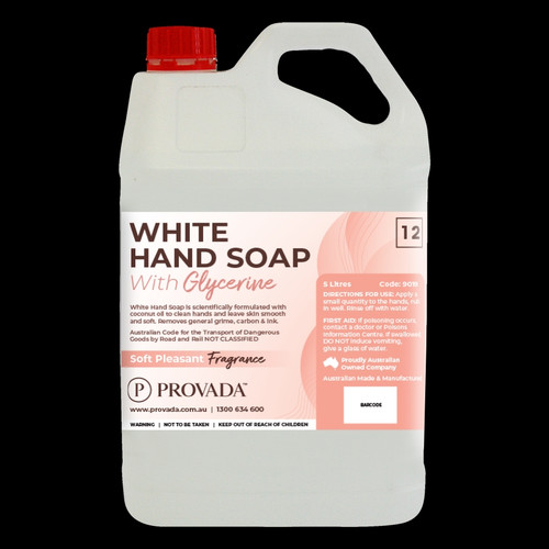 Provada White Hand Soap with Glycerine 5L