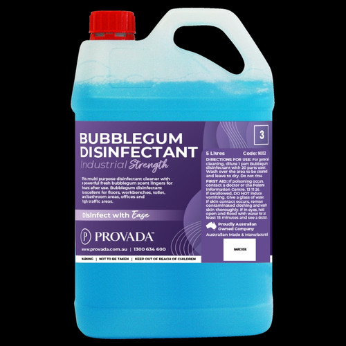 Provada Bubblegum Floor Cleaner Disinfectant 5L