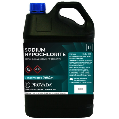 Provada Sodium Hypochlorite (12.5%) 5L