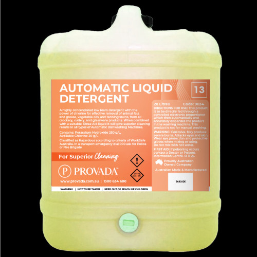 Provada Automatic Dishwashing Detergent 20L