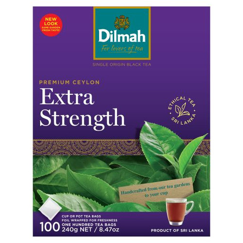 DILMAH EXTRA STRENGTH TEA POT BAGS 100S