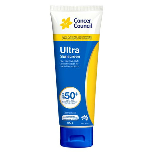 CANCER COUNCIL ULTRA TUBE SUNSCREEN SPF 50+ 110ML