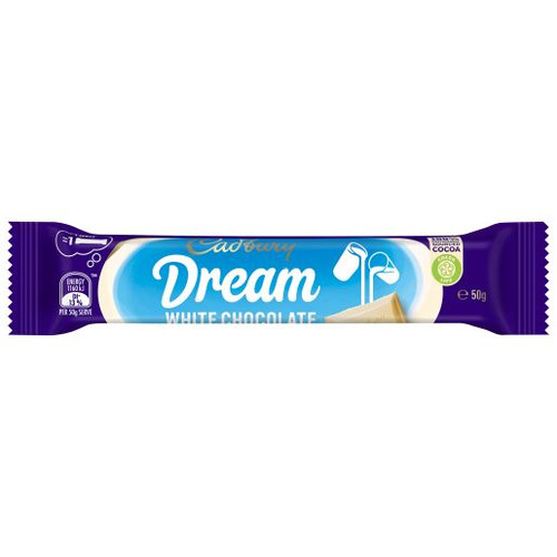 CADBURY DREAM WHITE CHOCOLATE 50GM