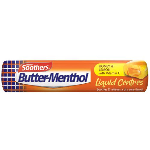 Allens Butter Menthol Honey And Lemon Medicated Lozenges Stick, 10 Pack