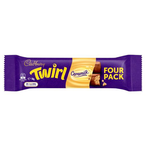 CADBURY CARAMILK TWIRL CHOCOLATE BAR 58GM