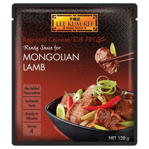LEE KUM KEE MONGOLIAN LAMB READY SAUCE 120GM