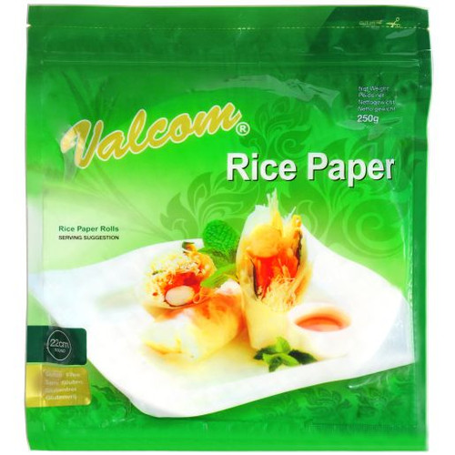 VALCOM RICE PAPER 22CM 250GM