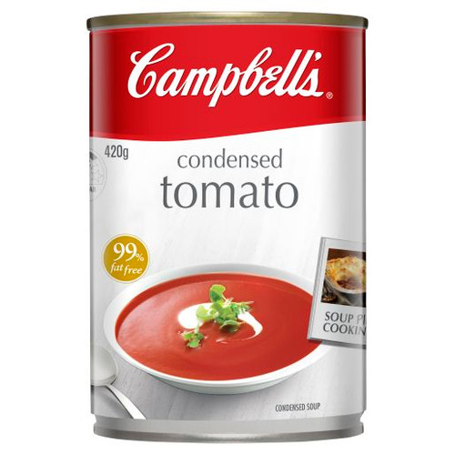 CAMPBELLS CONDENSED SOUP TOMATO 420GM