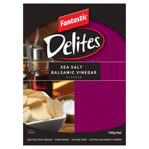 FANTASTIC DELITES SEA SALT AND BALSAMIC VINEGAR 100GM