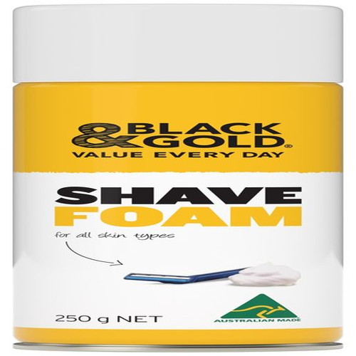 BLACK & GOLD SHAVE FOAM 250G