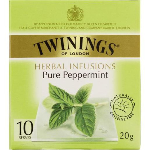 TWININGS PEPPERMINT INFUSIONS TEABAGS 10S
