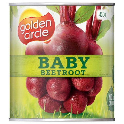 GOLDEN CIRCLE WHOLE BABY BEETROOT 450GM