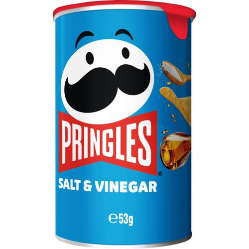 PRINGLES SALT & VINEGAR POTATO CHIPS 53GM