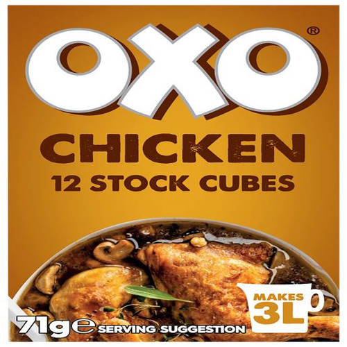 OXO CHICKEN STOCK CUBES 12S