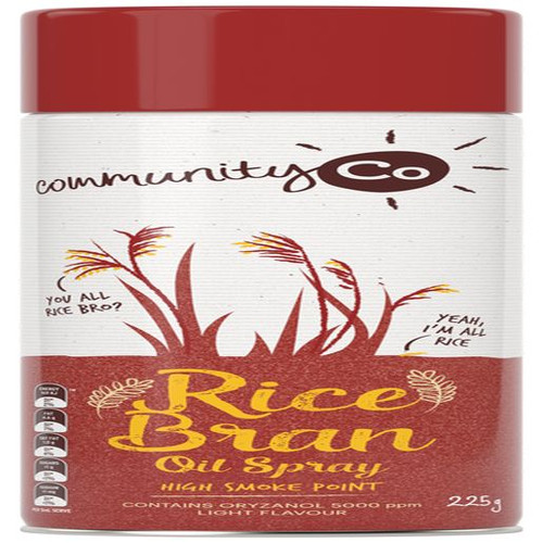 COMMUNITY CO RICE BRAN OIL SPRAY 225GM