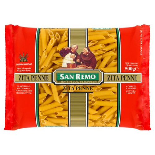 SAN REMO PENNE ZITA 20 500GM