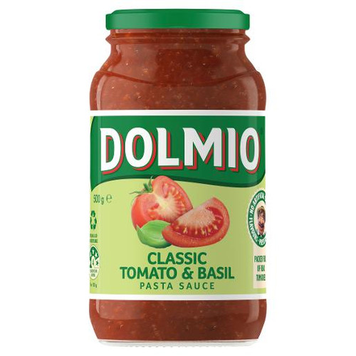DOLMIO PASTA SAUCE BASIL 500GM