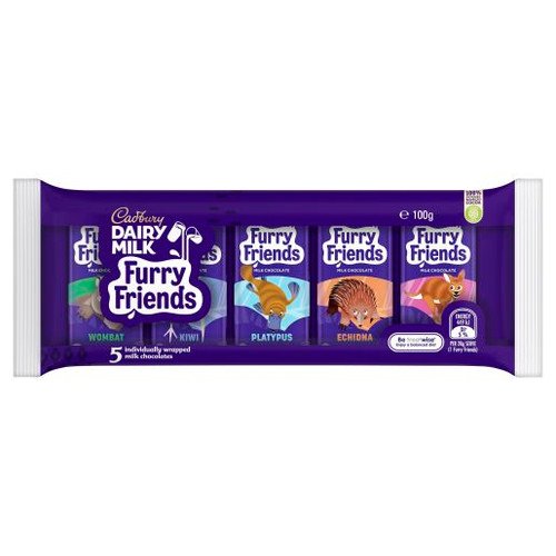CADBURY DAIRY MILK FURRY FRIENDS 100GM