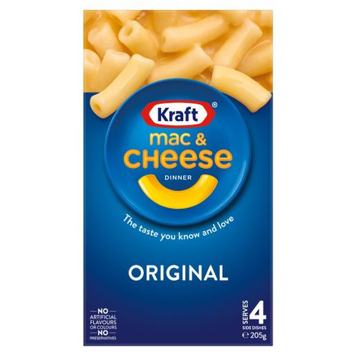 KRAFT MAC & CHEESE ORIGINAL 205GM