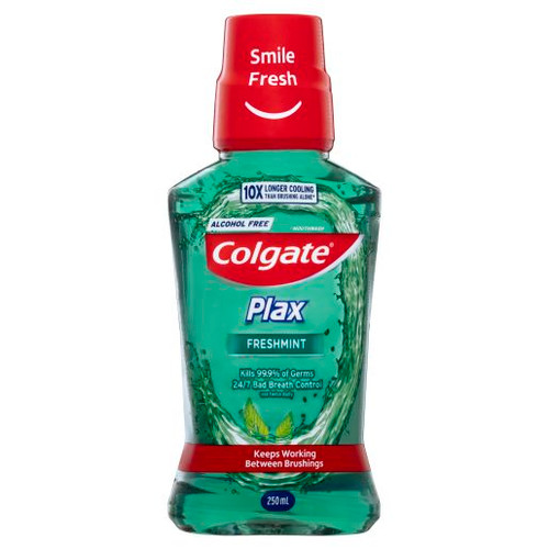 COLGATE MOUTHWASH PLAX FRESHMINT 250ML