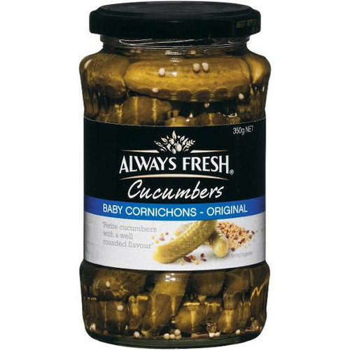 ALWAYS FRESH BABY CUCUMBERS 350GM
