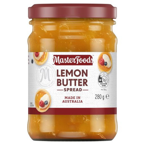MASTERFOODS LEMON BUTTER 280GM