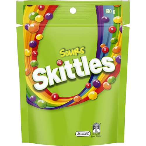 SKITTLES SOURS 190GM