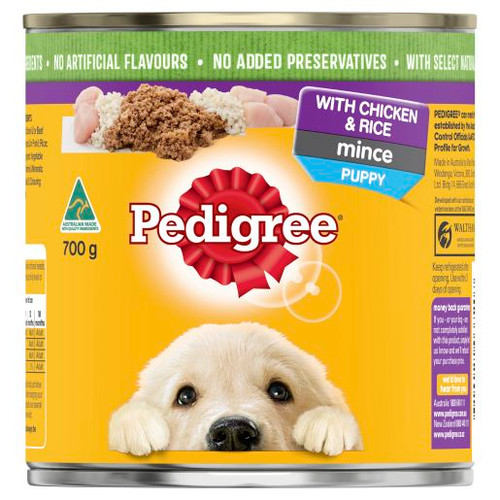 PEDIGREE PUPPY LOAF CHICKEN & RICE 700GM