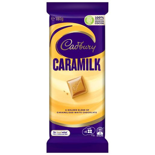 CADBURY CARAMILK CHOCOLATE BLOCK 180GM