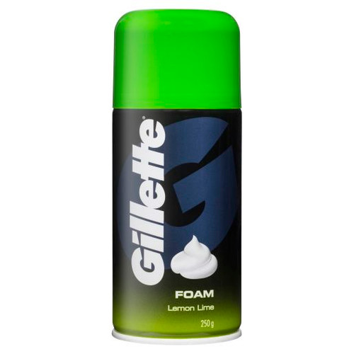 GILLETTE SHAVE FOAM LEMON LIME 250G
