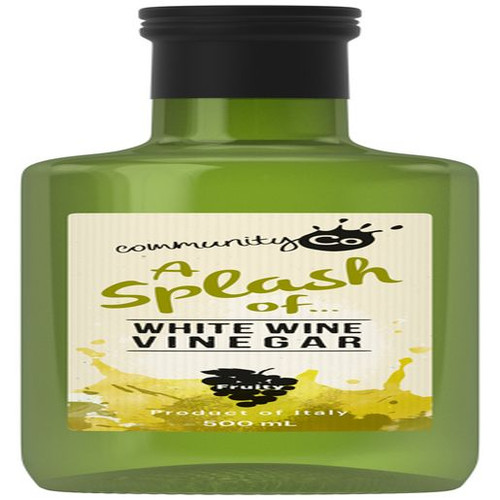 COMMUNITY CO WHITE WINE VINEGAR 500ML