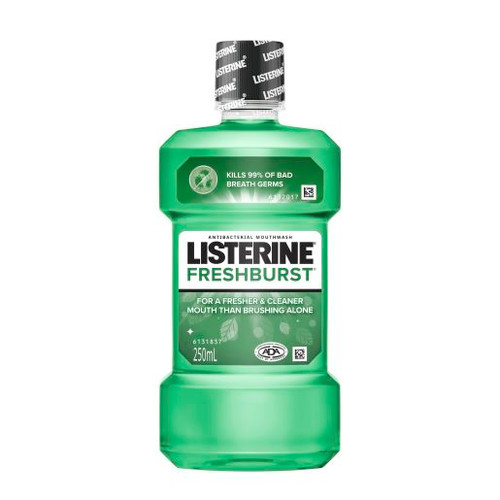 LISTERINE FRESH BURST MOUTHWASH 250ML