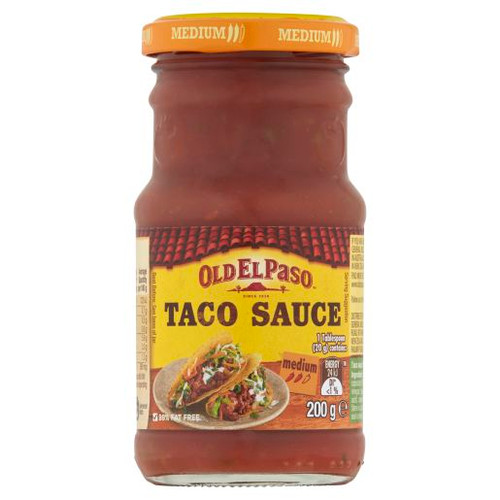 OLD EL PASO MEDIUM TACO SAUCE 200GM