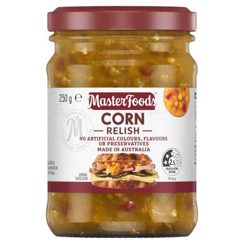 MASTERFOODS CLASSIC CORN RELISH 250GM