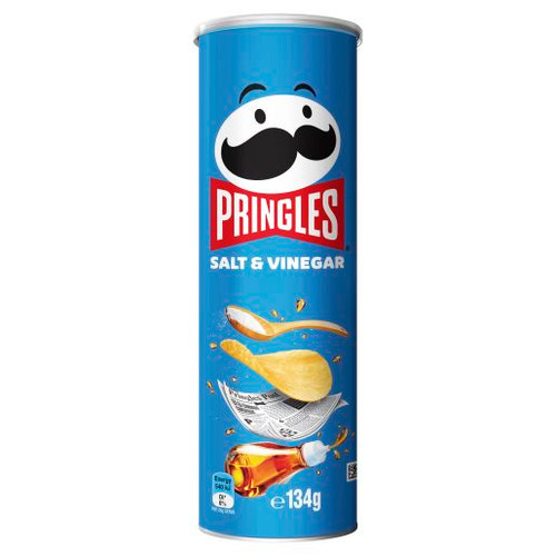 PRINGLES SALT & VINEGAR POTATO CHIPS 134GM