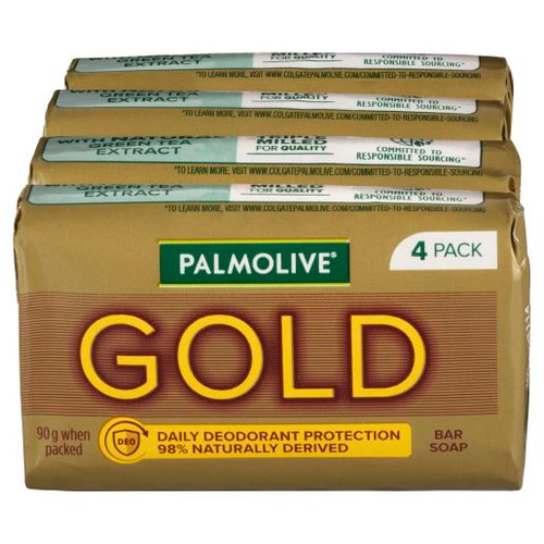 PALMOLIVE SOAP GOLD 4 PACK 90GM