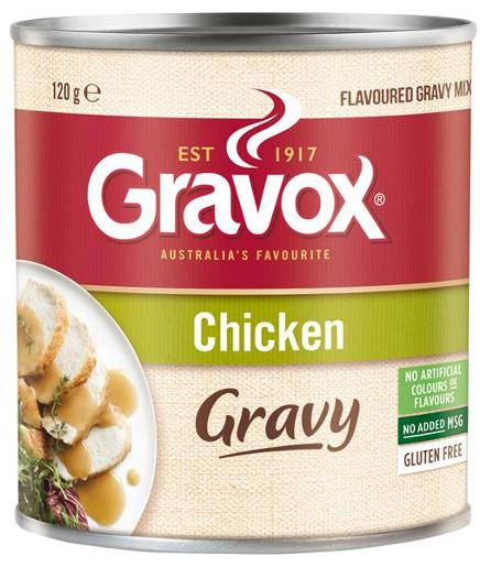 GRAVOX GRAVY CAN POWDER SEASONED CHICKEN 120GM