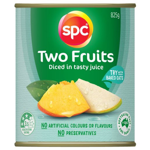 SPC TWO FRUITS IN NATURAL JUICE 825GM