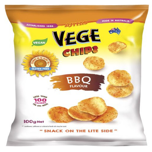 AJITAS BARBEQUE VEGETABLE CHIPS 100GM