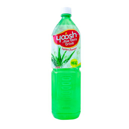 YOOSH LYCHEE ALOE VERA DRINK 1.5L (Carton of 6)