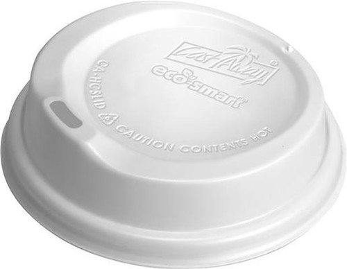 CAST AWAY LID WHITE SUIT BOUTIQUE CUPS FOR 6OZ & 8OZ (CA-HCSLID6) 100S