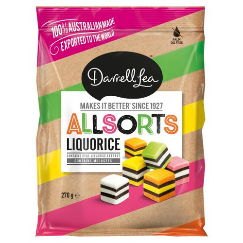 DARRELL LEA LIQUORICE ALLSORTS 270GM