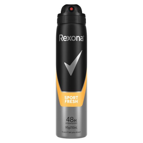 REXONA SPORTS FRESH MALE ANTIPERSPIRANT AEROSOL 250ML