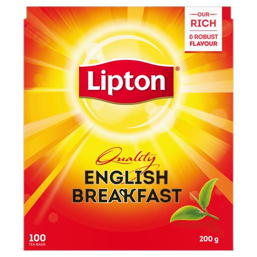 LIPTON ENGLISH BREAKFAST TEABAGS 100S